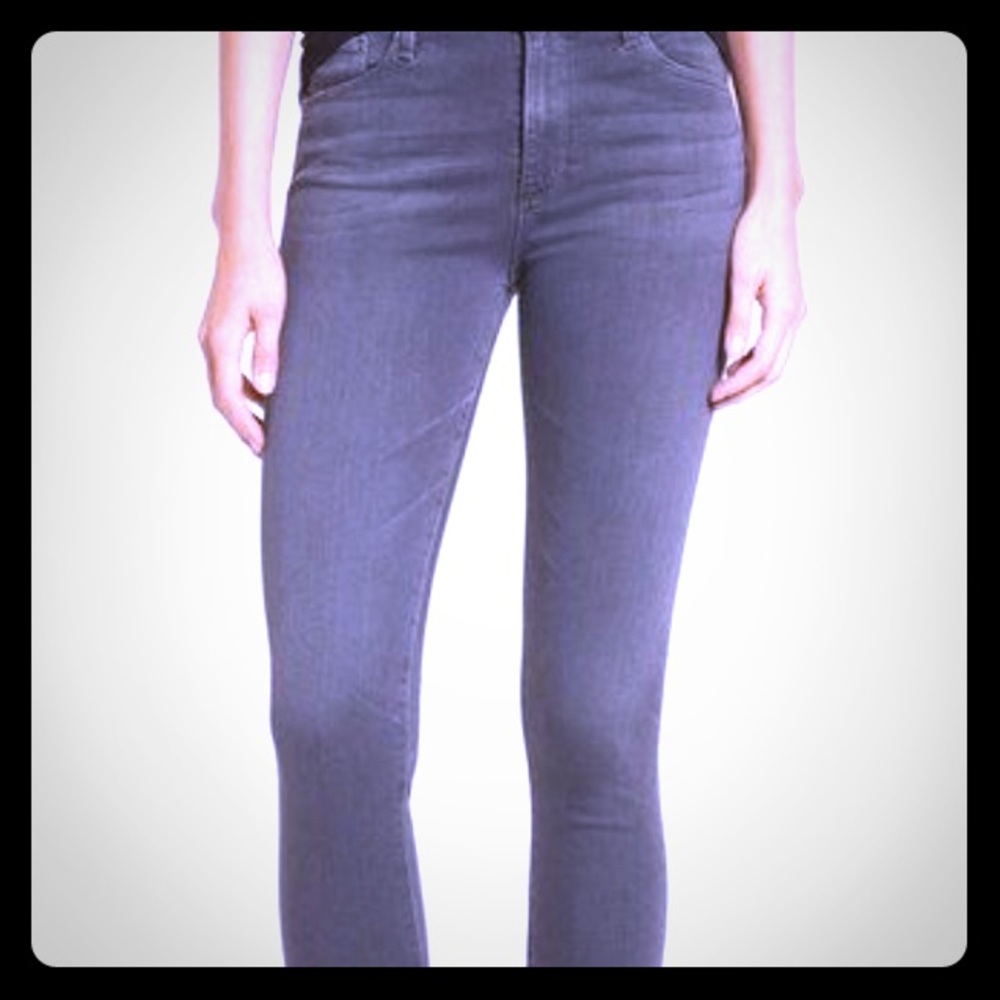 AG Jeans Farrah Skinny - Gray high-rise skinny 30R